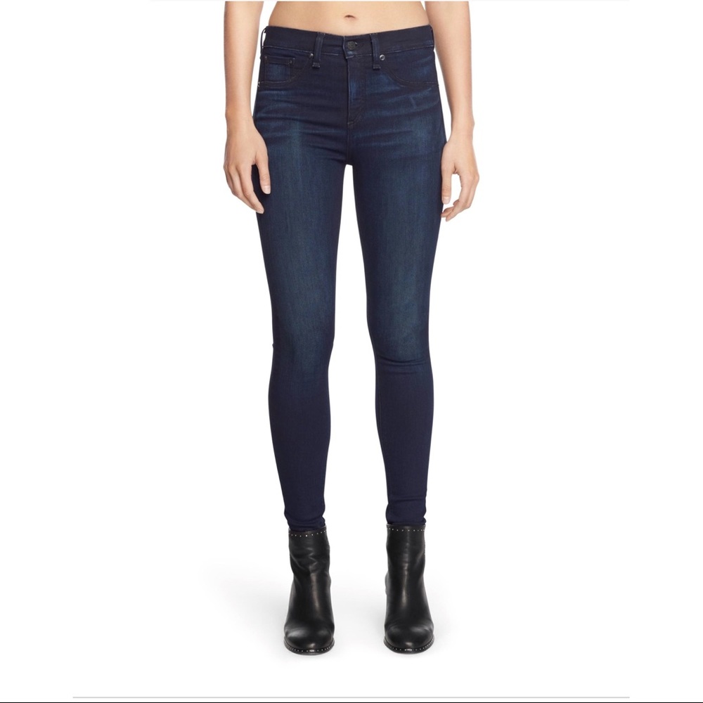 BNWT Rag and Bone 10” skinny in clean mojave sz 23
